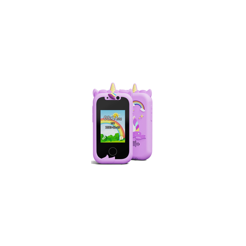 Jouet Smartphone KP08 Licorne - Écran IPS - Double Caméra Pour Enfants - Violet · Smarty Paris